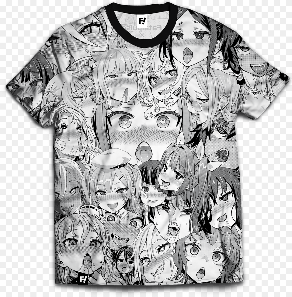 Jacob Fakku Ahegao, Book, Clothing, Comics, T-shirt Free Png