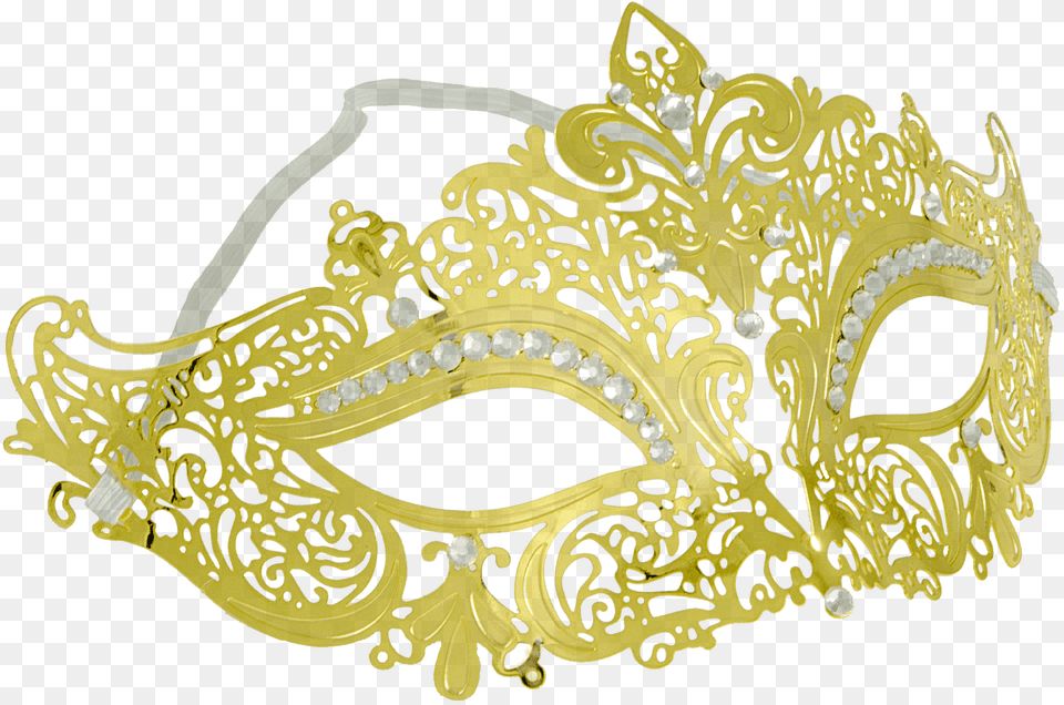 Jacobson Hat Company Gold Lace Metal Fleur Di Lis Mask, Carnival, Crowd, Person, Mardi Gras Free Transparent Png