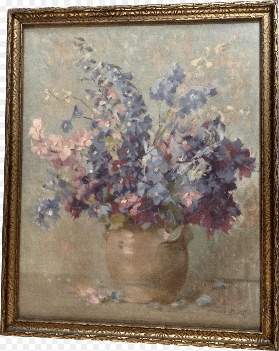 Jacques Bille Vintage Still Life Colorful Wildflowers Jacques Bille, Text, Number, Symbol Png