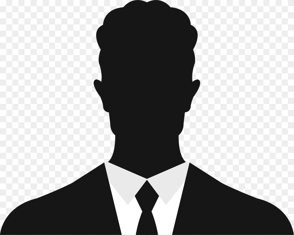 Jacques Mestre Generic Male Profile, Accessories, Stencil, Silhouette, Tie Png