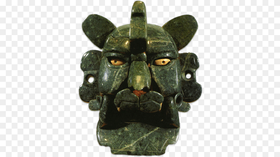 Jade Bat God Mask Mask Of The Zapotec, Accessories, Bronze, Ornament, Gemstone Png