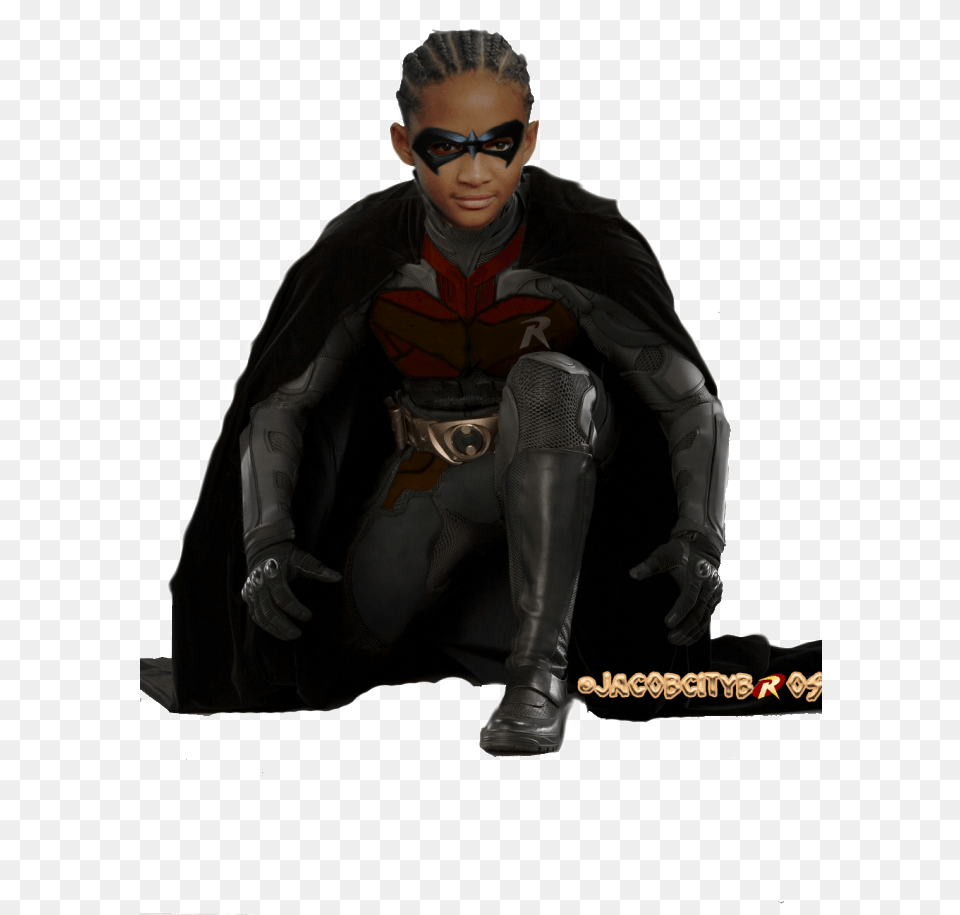 Jaden Smith As Dick Grayson Batman Christian Bale, Person, Clothing, Footwear, Shoe Free Transparent Png