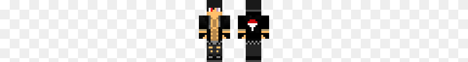 Jaden Uchiha Prodigy With Rinnegan And Sharingan Minecraft Skin Png Image