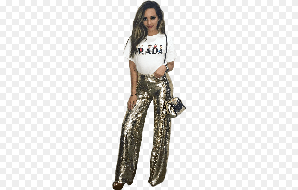 Jadethirlwall Jade Littlemix Freetoedit Prada Spice Girls, Clothing, Pants, Accessories, Woman Free Png