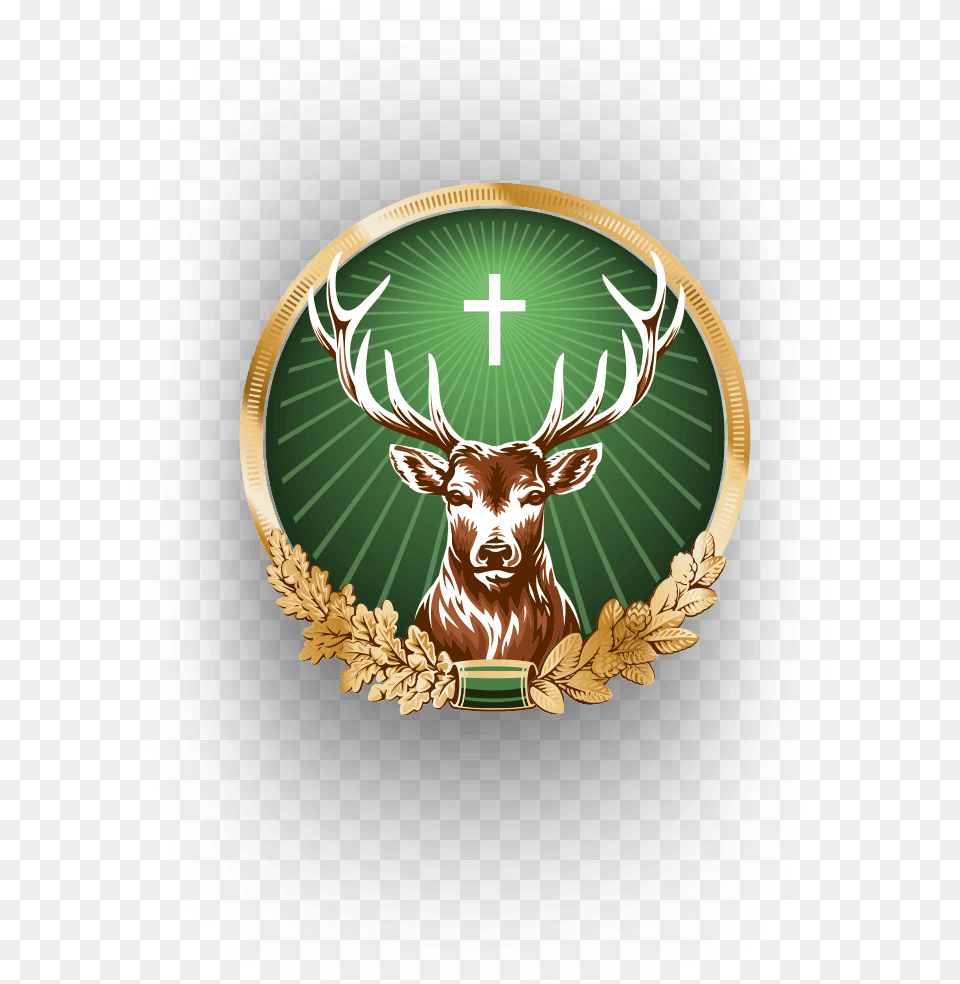 Jaegermeister Logo Logodix Jagermeister Logo, Animal, Deer, Mammal, Wildlife Free Png