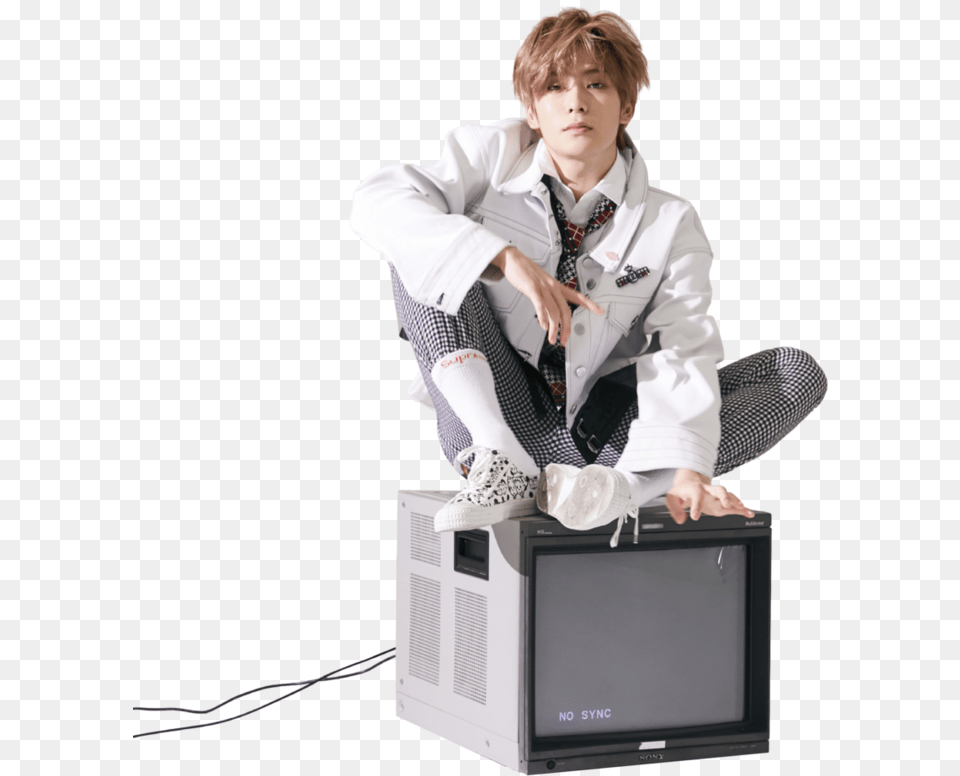 Jaehyun Nct Nct127 Cherrybomb Transparent Jaehyun Nct Lockscreen, Accessories, Tie, Shirt, Screen Free Png Download