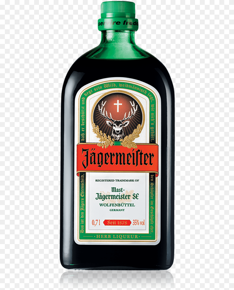 Jagermeister Bottle, Alcohol, Beverage, Liquor, Beer Free Png Download