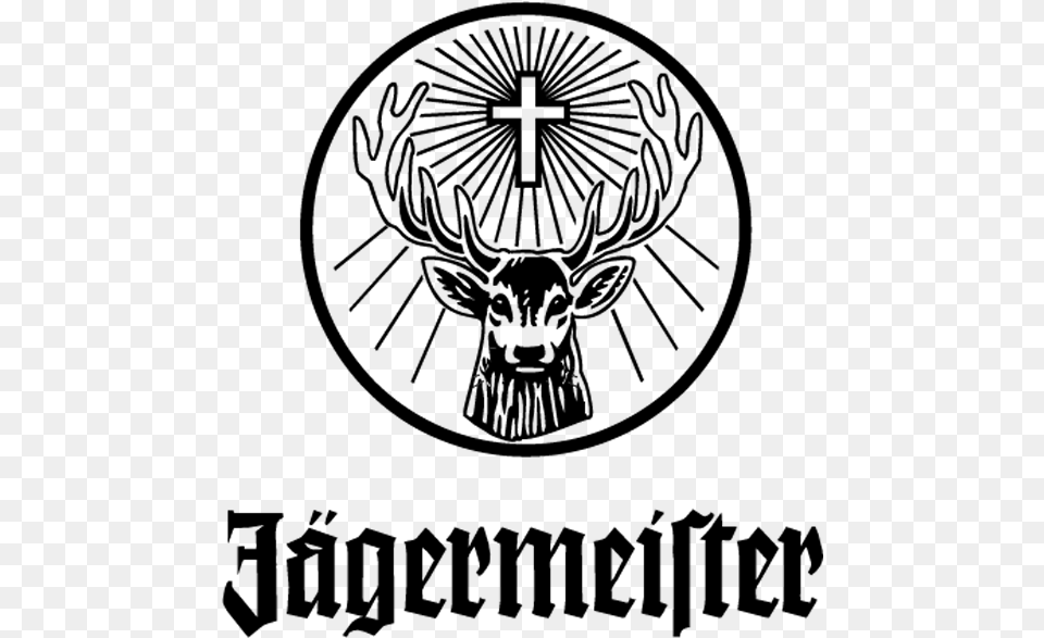 Jagermeister Logo, Gray Png Image