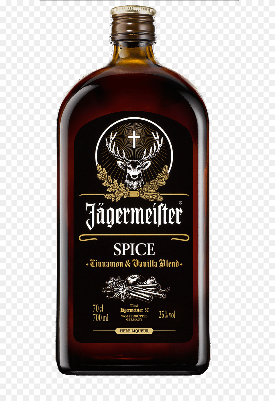 Jagermeister Spice, Alcohol, Beverage, Liquor, Bottle Png Image