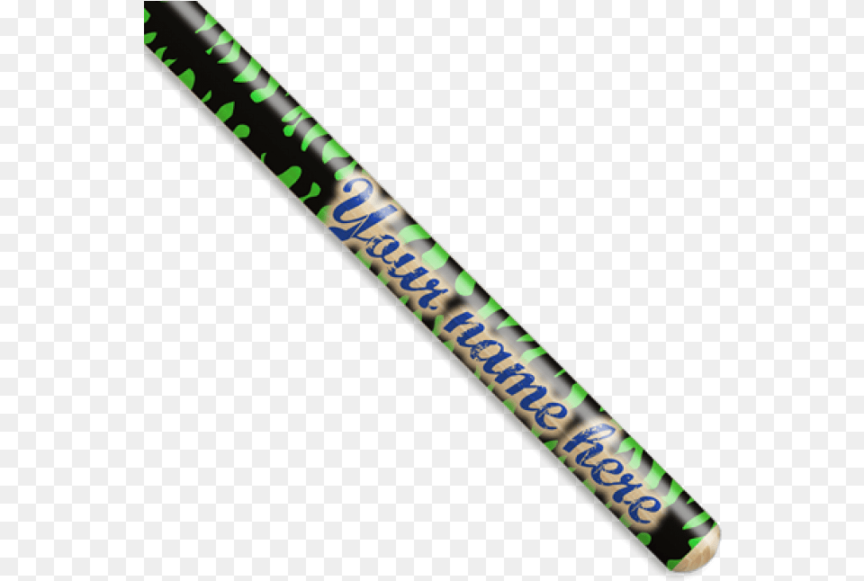 Jagged Blue And Green Personalized Custom Drumsticks Writing, Field Hockey, Field Hockey Stick, Hockey, Sport Free Transparent Png