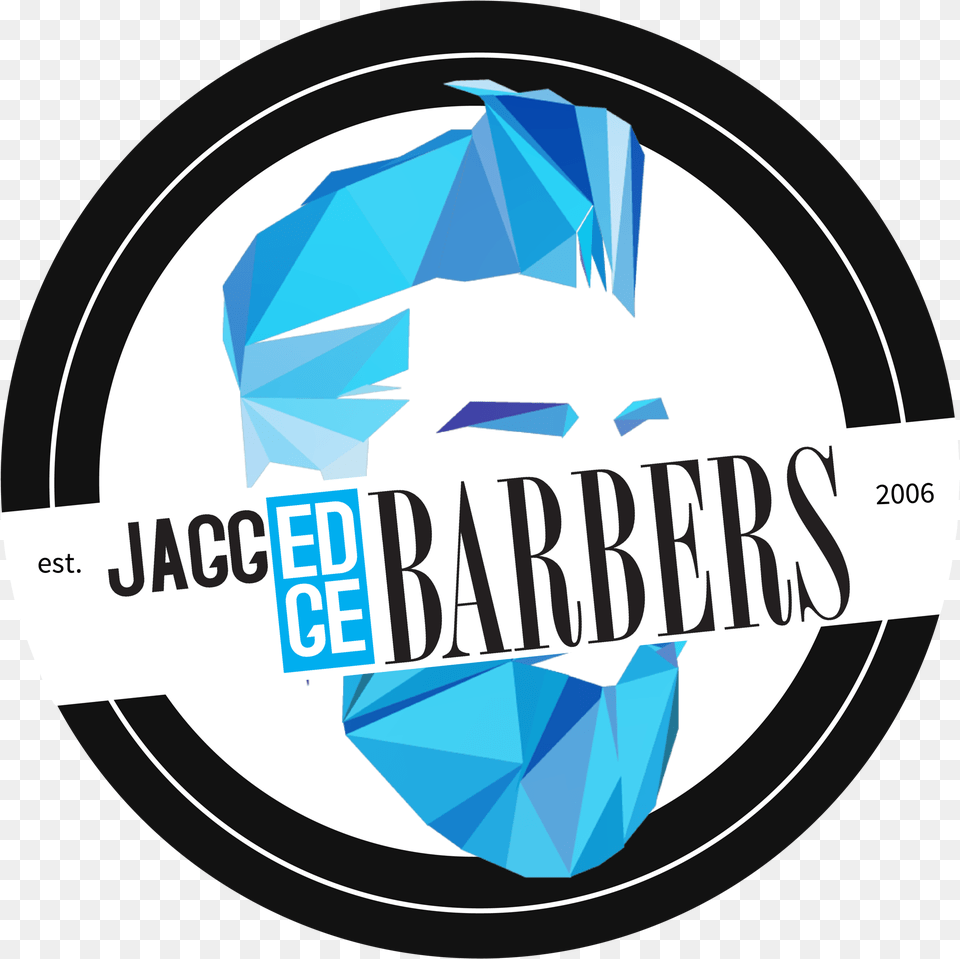 Jagged Edge Barbers Graphic Design, Logo, Accessories, Jewelry, Gemstone Free Png Download