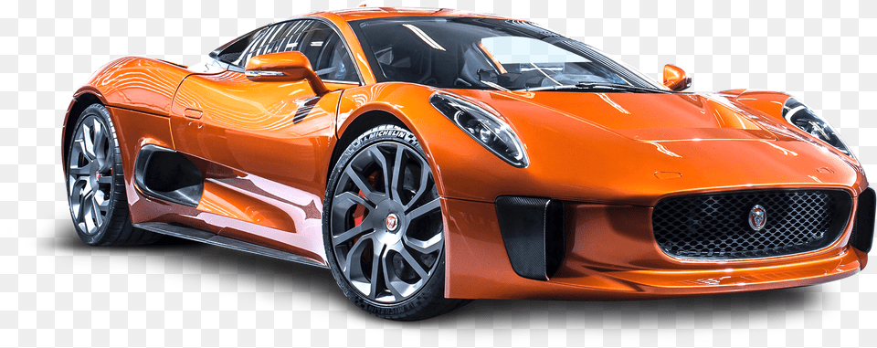 Jaguar C X75 James Bond Orange Car Jaguar C X75, Alloy Wheel, Vehicle, Transportation, Tire Free Transparent Png