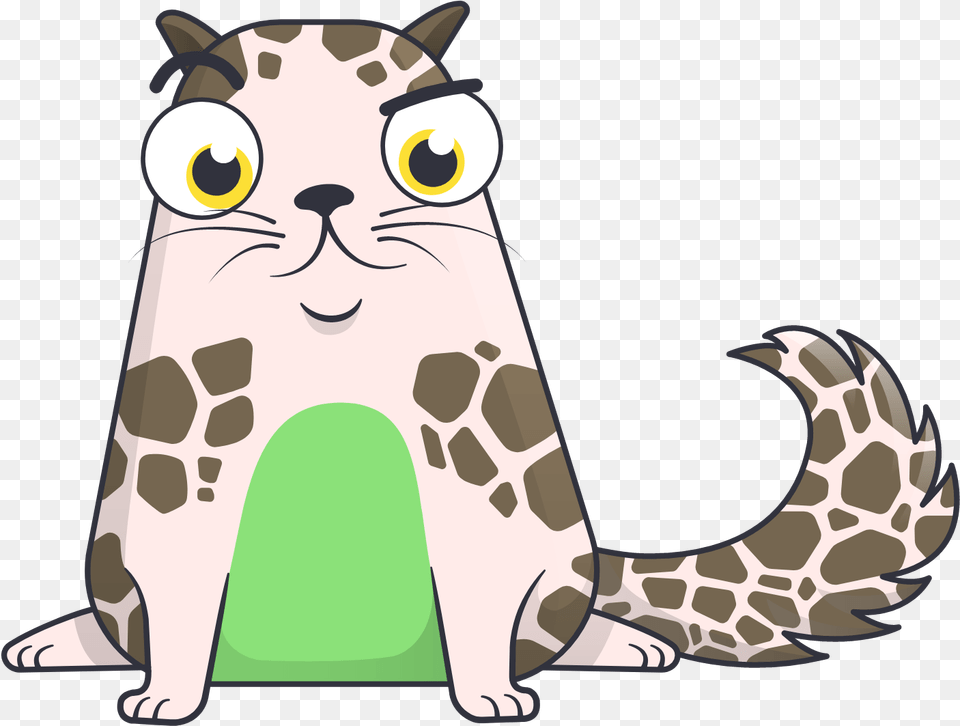 Jaguar Crypto Kitty, Stencil, Animal, Mammal Free Png Download
