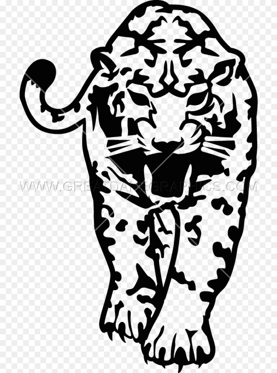 Jaguar Drawing Walking For Jaguar Face Line Drawing Transparent, Animal, Mammal, Panther, Wildlife Free Png Download