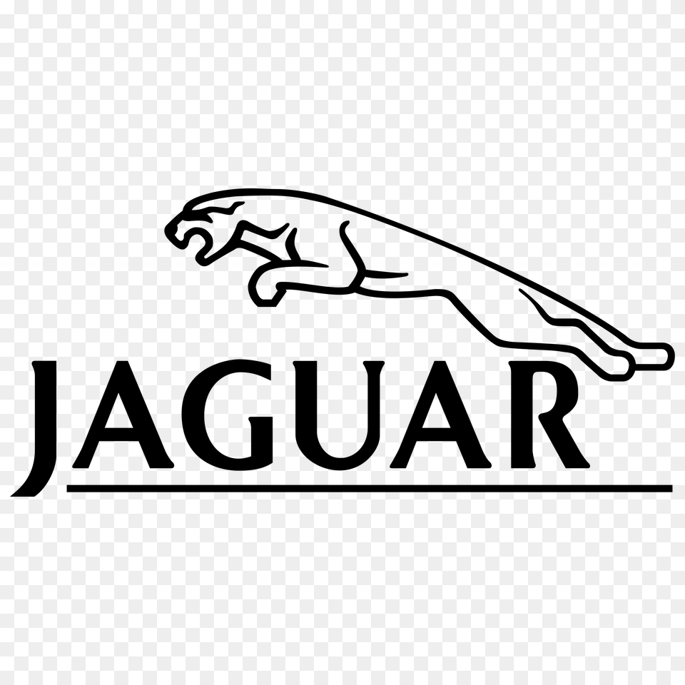 Jaguar Logo Vector, Gray Free Png