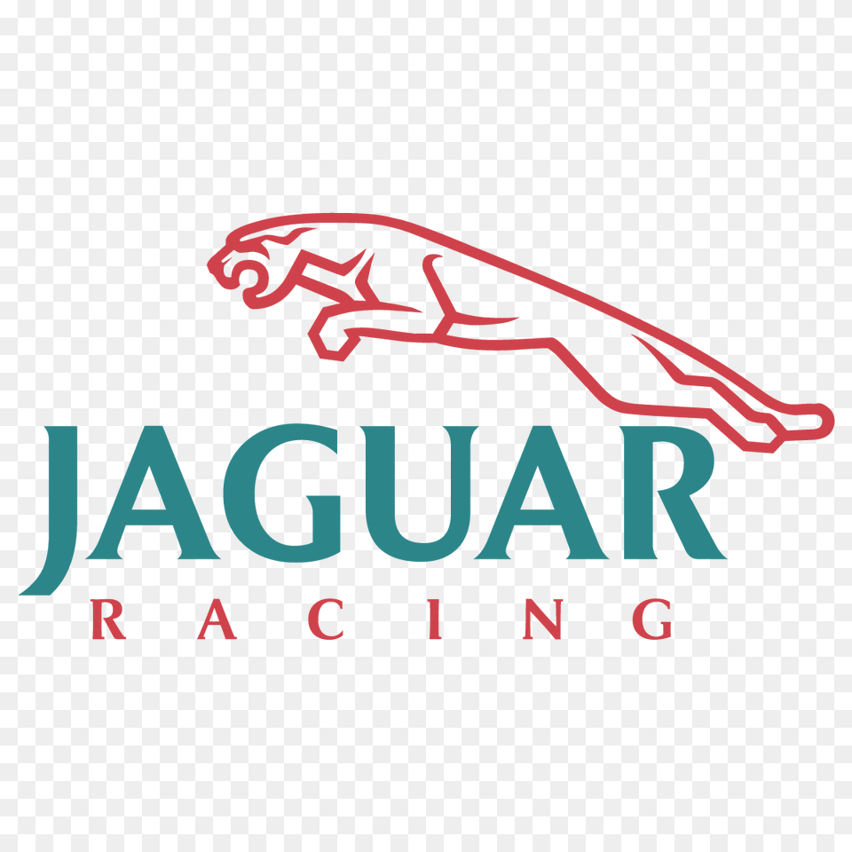 Jaguar Racing Logo Transparent Vector Vector Silhouette, Animal, Lizard, Reptile Free Png