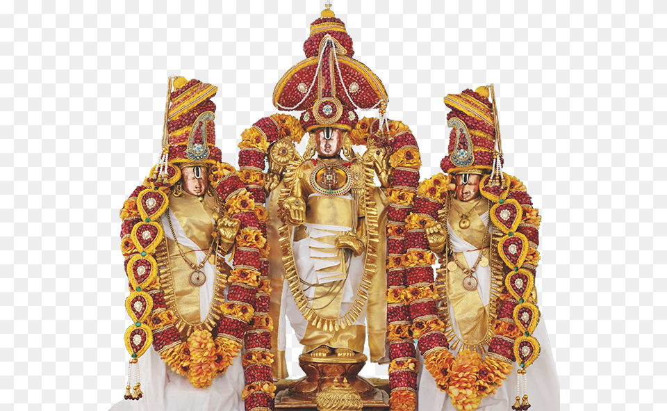 Jai Balaji Travels Venkateswara Swami With Sridevi Bhudevi, Adult, Wedding, Person, Female Free Transparent Png