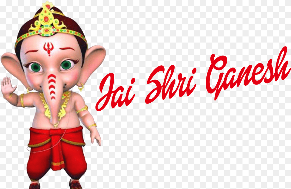 Jai Shri Ganesha Ganesh, Doll, Elf, Toy, Face Free Png
