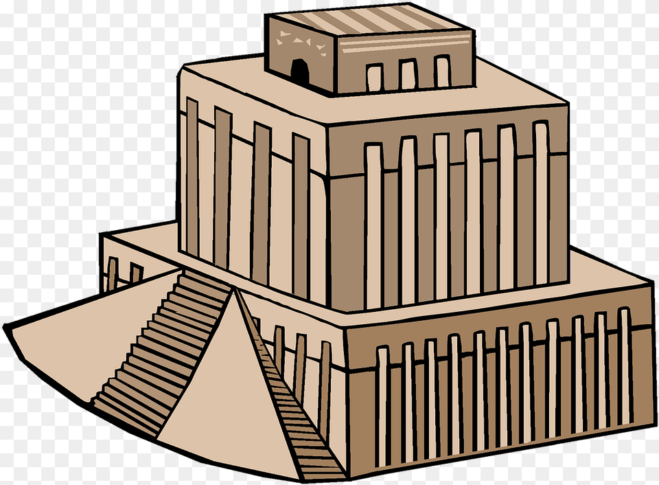 Jain Temple Clipart 4 By Belinda Babylonian Ziggurat, Box, Architecture, Building, City Free Transparent Png