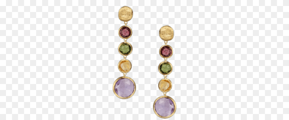 Jaipur Earings Marco Bicego Jaipur Large Amethyst Amp Tourmaline, Accessories, Earring, Jewelry, Gemstone Png