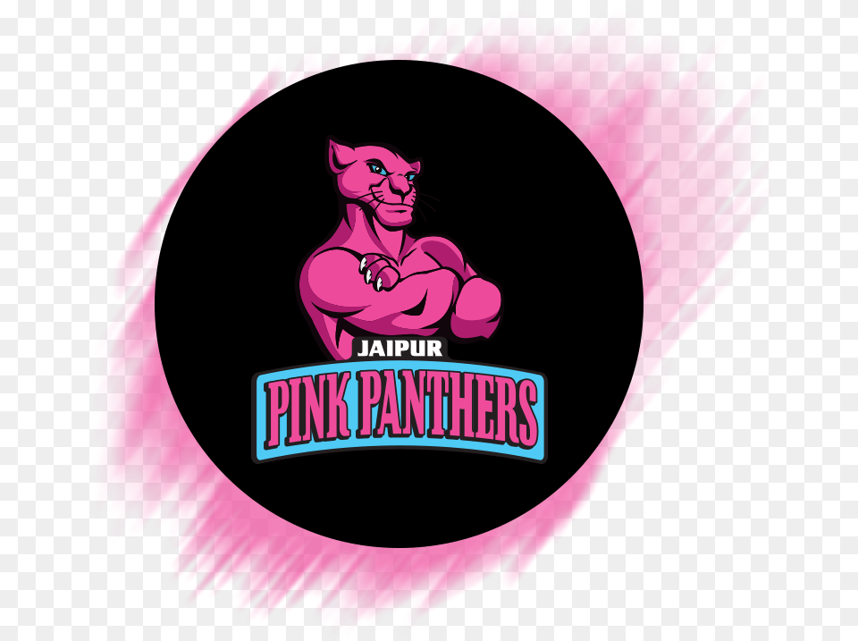 Jaipur Pink Panthers Logo, Purple, Sticker, Animal, Lion Png