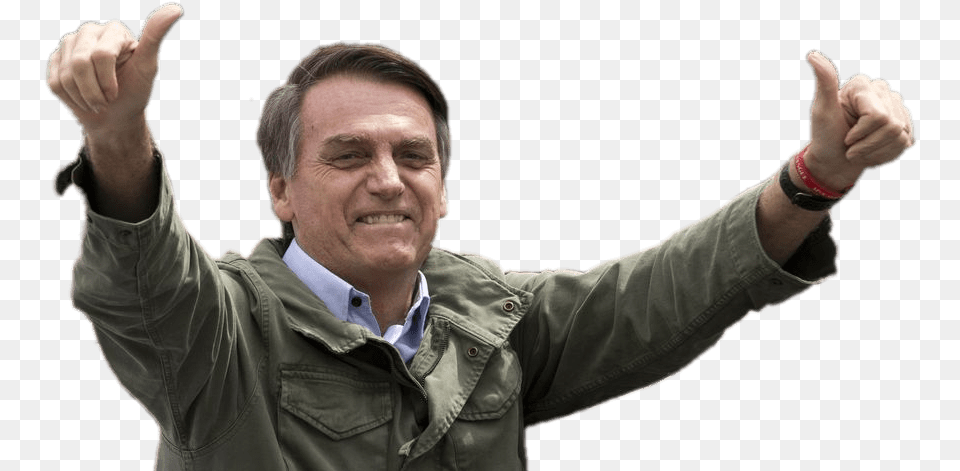Jair Bolsonaro Thumbs Up Bolsonaro, Body Part, Finger, Hand, Person Free Png