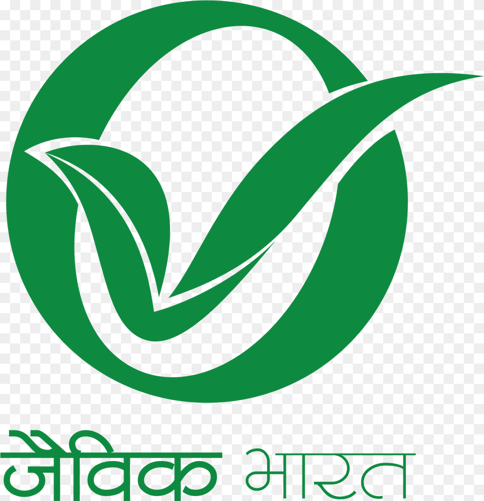 Jaivik Bharat Organic Farming Logo India, Green Free Png Download