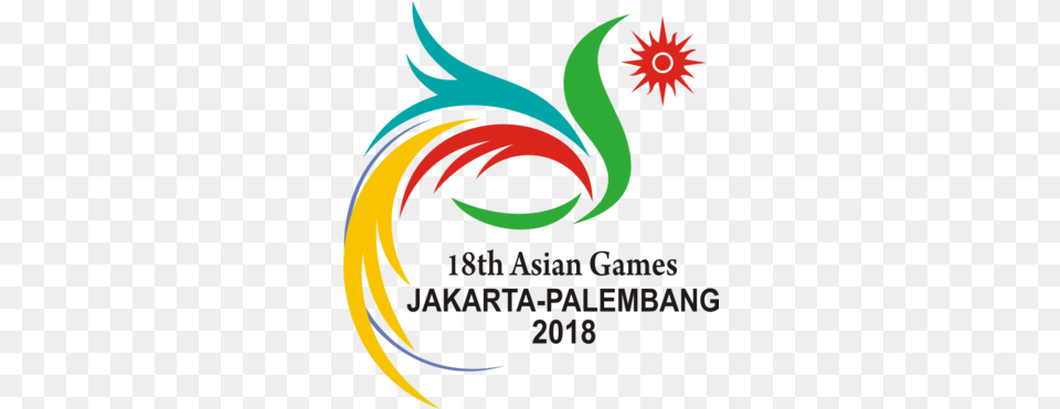 Jakarta Palembang 2018 Logopedia Fandom Logo Of Asian Games, Art, Floral Design, Graphics, Pattern Png