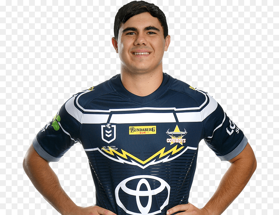 Jake Clifford North Queensland Cowboys 2019 Jersey, T-shirt, Shirt, Clothing, Person Png