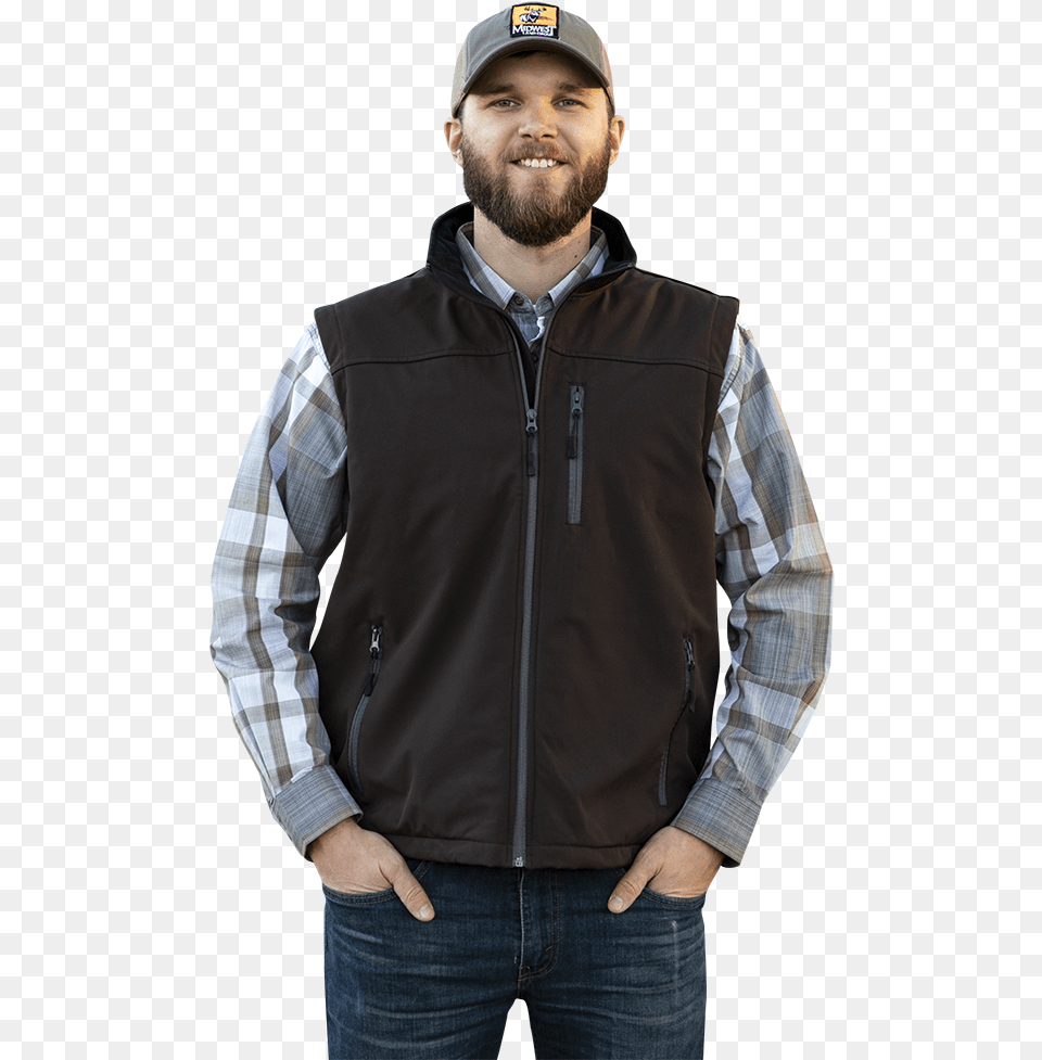 Jake Crnkovich Zipper, Vest, Clothing, Coat, Jacket Free Png