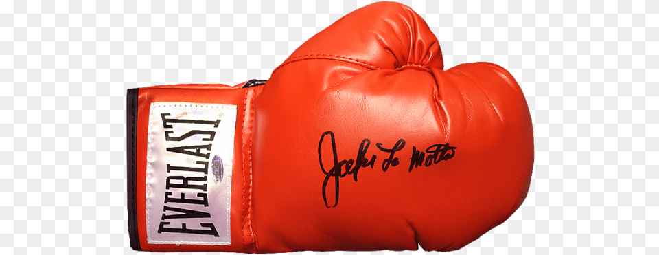 Jake Lamotta Signed Red Everlast Boxing Glove Sugar Ray Leonard Signature, Clothing, Accessories, Bag, Handbag Free Transparent Png