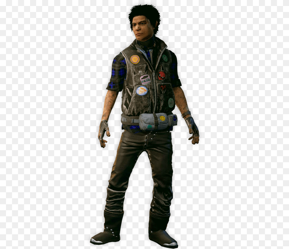 Jake Park 80s Dwight Dead By Daylight, Vest, Clothing, Person, Man Free Transparent Png