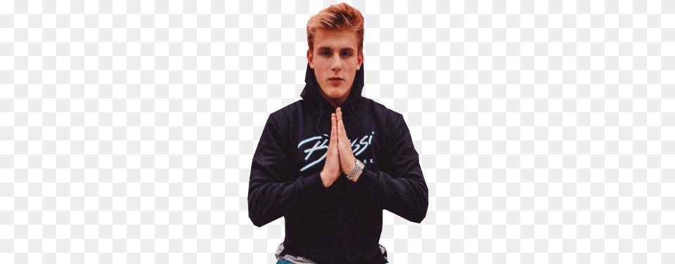 Jake Paul But It39s A Background Of Him Jake Paul Without Background, Adult, Sweater, Person, Man Free Png Download
