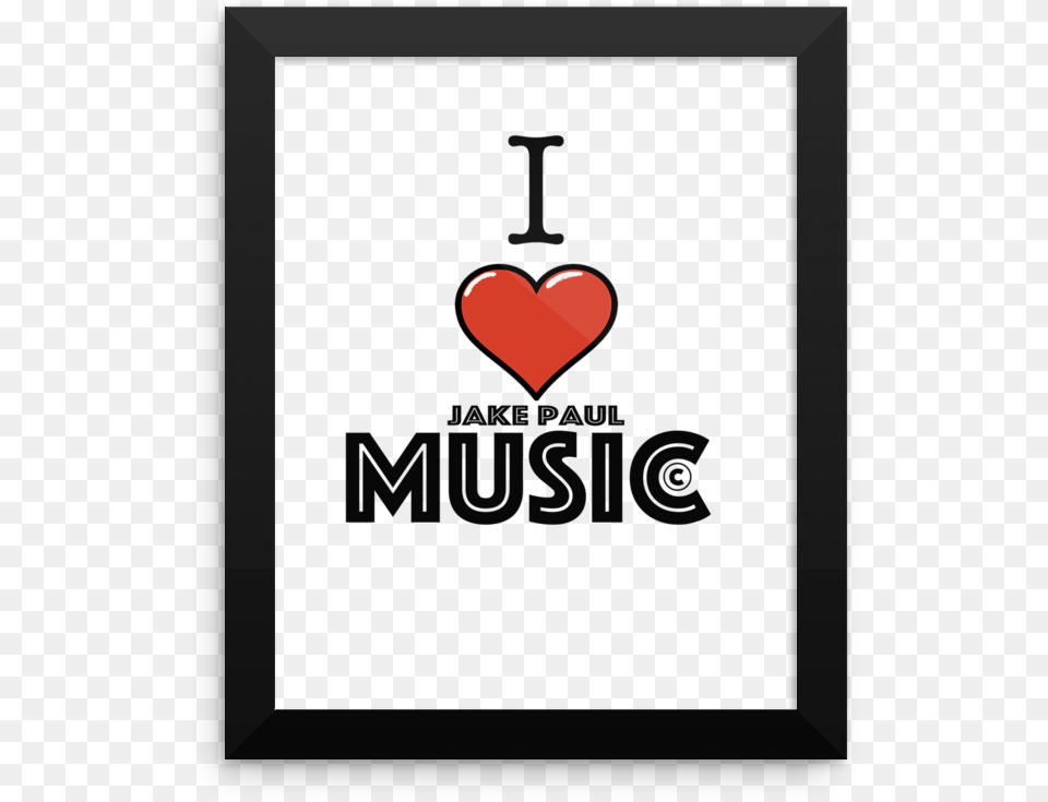 Jake Paul Music Posters And Prints Heart, Symbol Free Transparent Png