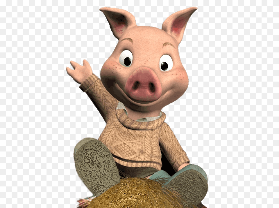 Jakers Piggley Winks Waving, Animal, Mammal, Pig, Countryside Free Transparent Png