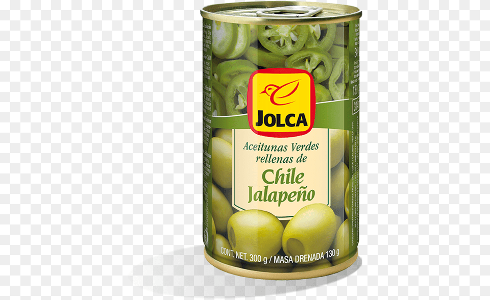 Jalapeno Jolca Olives Green Stuffed With Jalapeno Chili, Aluminium, Tin, Can, Canned Goods Free Transparent Png
