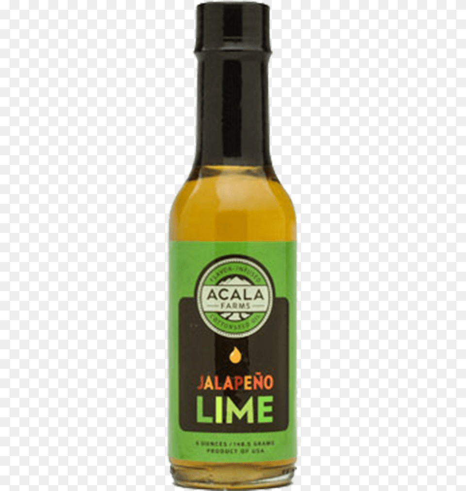 Jalapeno Lime Fresh Cilantro Cottonseed Oil 5oz Acala Farms, Alcohol, Beer, Beverage, Bottle Free Png
