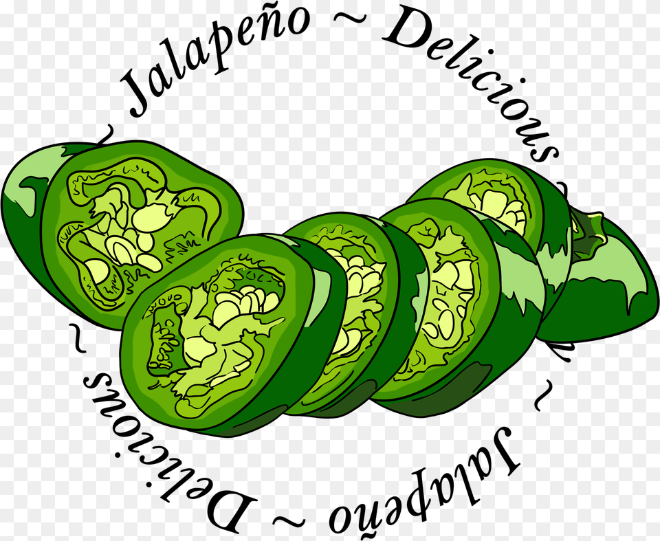 Jalapeno Pepper Clipart Jalapeno Cartoon, Blade, Cooking, Knife, Sliced Free Png