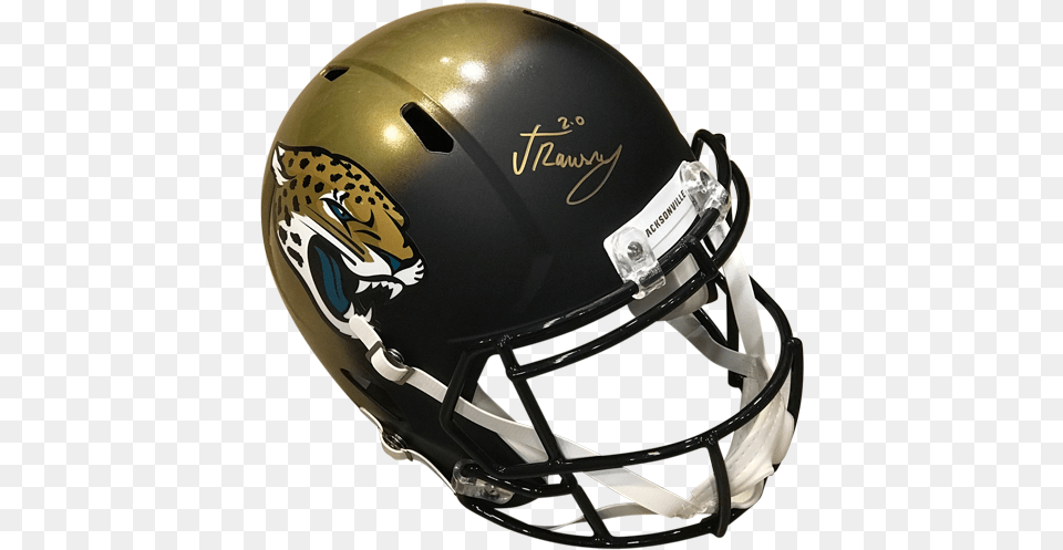 Jalen Ramsey Autographed Jacksonville Jaguars Deluxe Jacksonville Jaguars 9quot Dinner Plates, Helmet, American Football, Playing American Football, Person Png Image