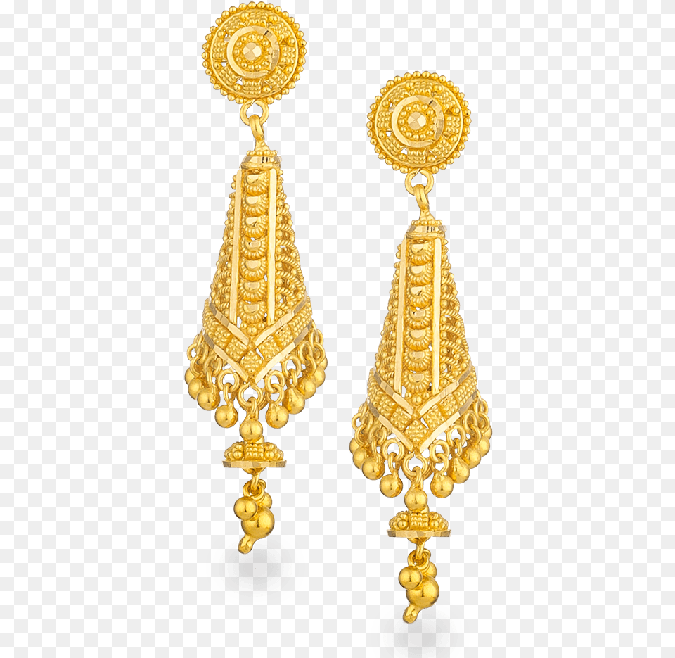 Jali 22ct Gold Filigree Earring 730 00 Sku 1 Gram Gold Items, Accessories, Treasure, Jewelry, Female Png