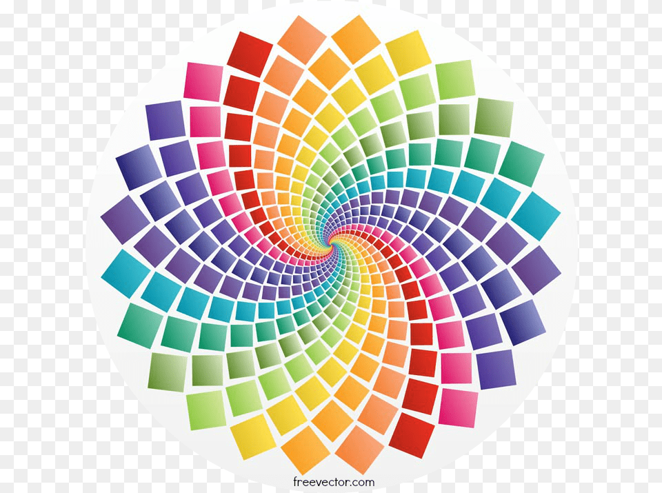 Jali Design In Circle Colorful Circular Pattern, Spiral, Art Png