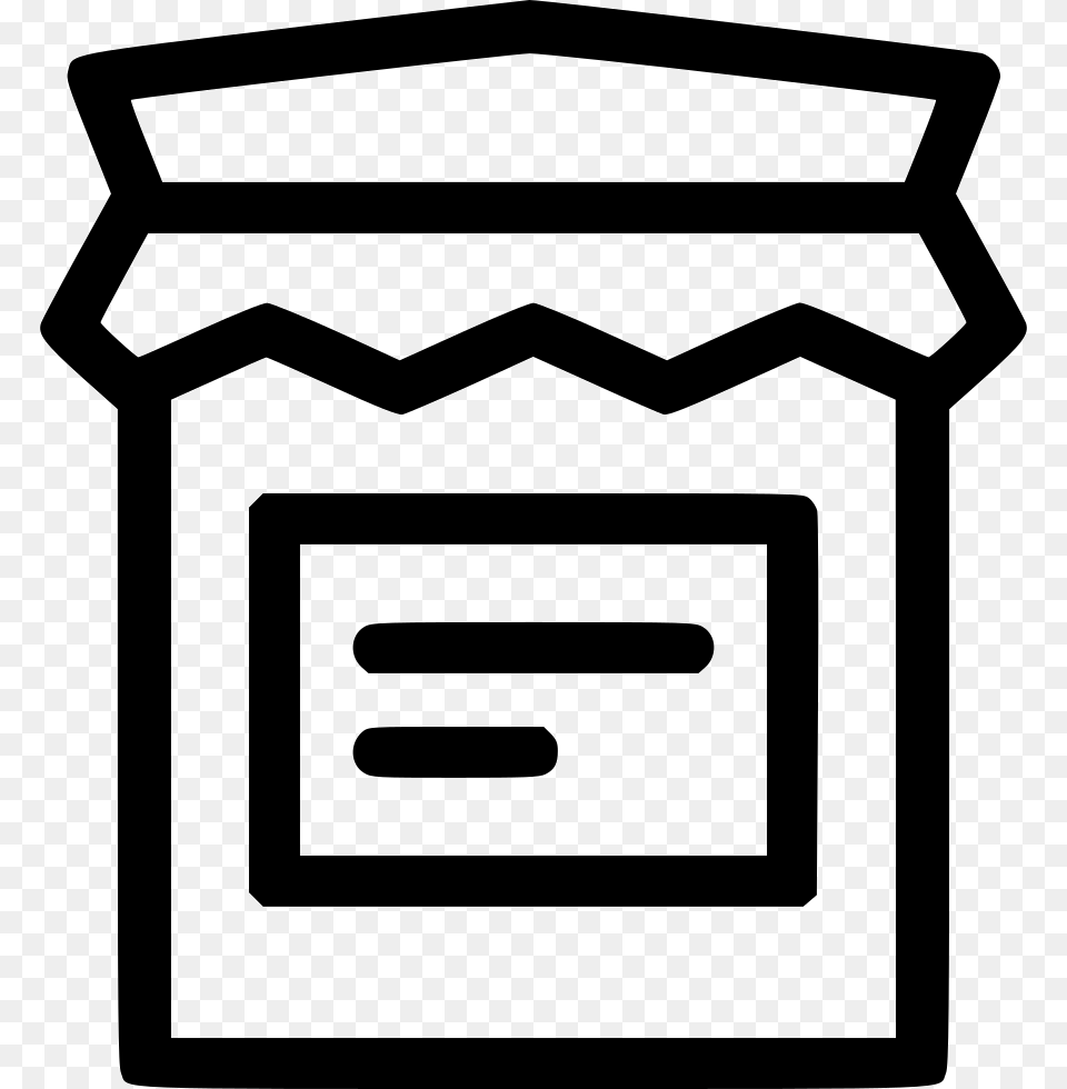 Jam Bottle Jar Food Sauce Comments Icon, Mailbox Png