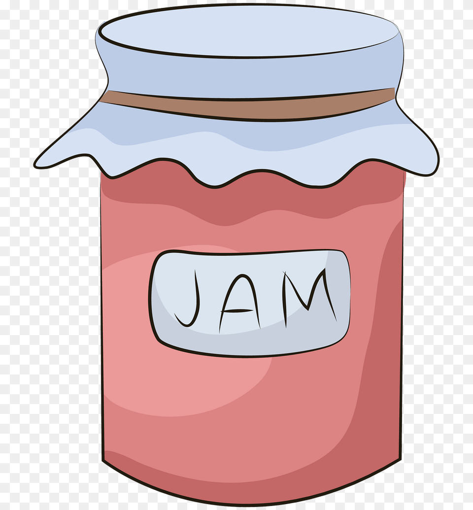Jam Jar Clipart, Food Free Transparent Png