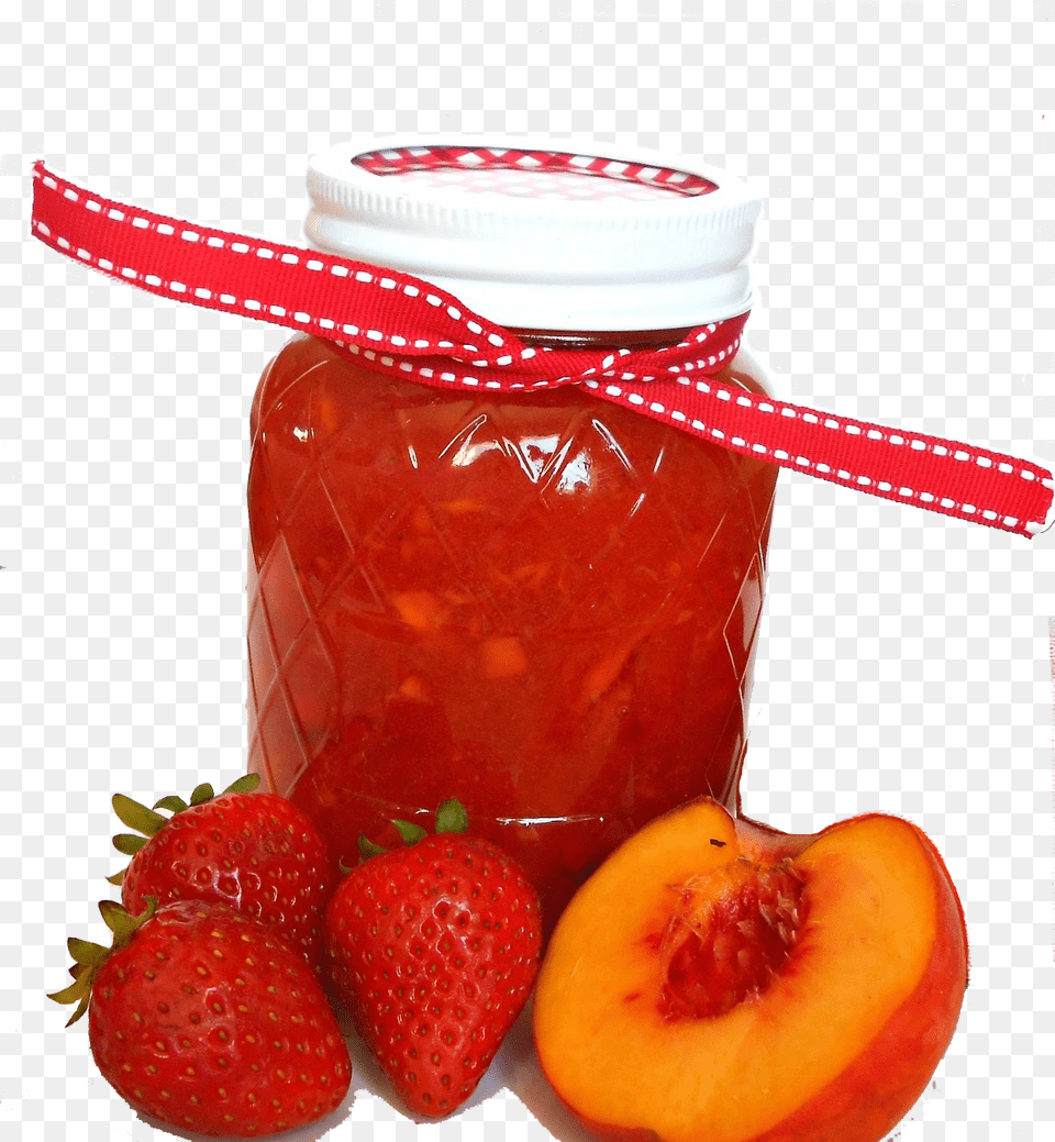 Jam Jar Strawberry, Berry, Food, Fruit, Plant Png