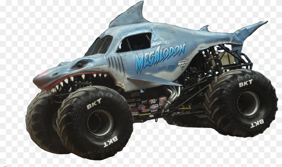 Jam Megalodon Vector Megalodon Monster Truck, Machine, Wheel, Buggy, Transportation Free Png Download