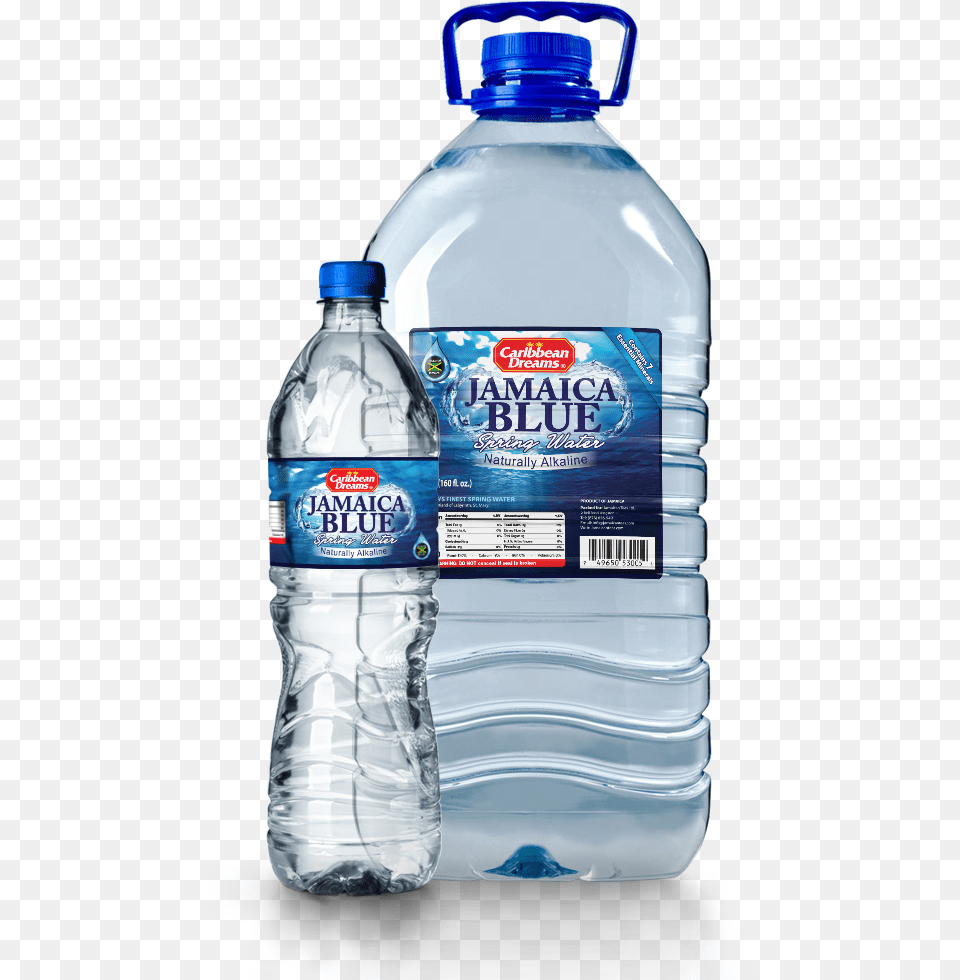 Jamaica Blue Water Bottled Water In Jamaica, Beverage, Bottle, Mineral Water, Water Bottle Free Transparent Png