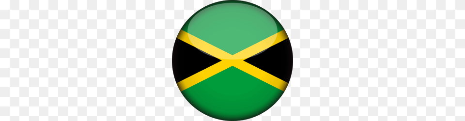 Jamaica Flag Clipart, Sphere, Logo, Clothing, Hardhat Free Png Download