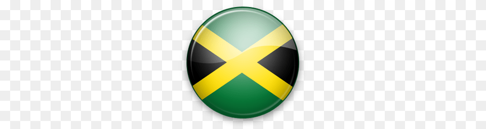 Jamaica Flag Clipart, Badge, Logo, Symbol, Ball Png