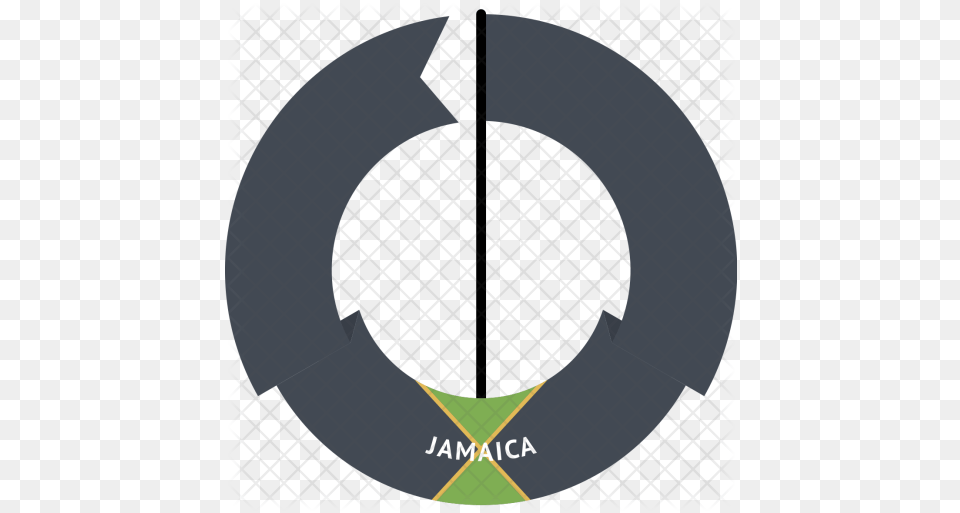 Jamaica Flag Icon Icon, Water, Disk Free Transparent Png