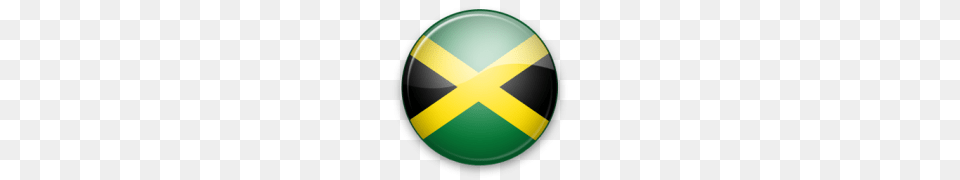 Jamaica Flag Badge, Logo, Symbol, Ball Png Image